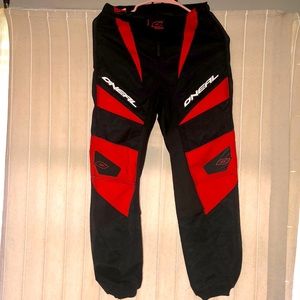 O'Neal Element Pants Dirt Bike Youth 28 Red Black